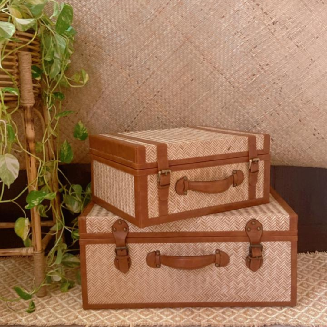 Wicker Storage Trunk