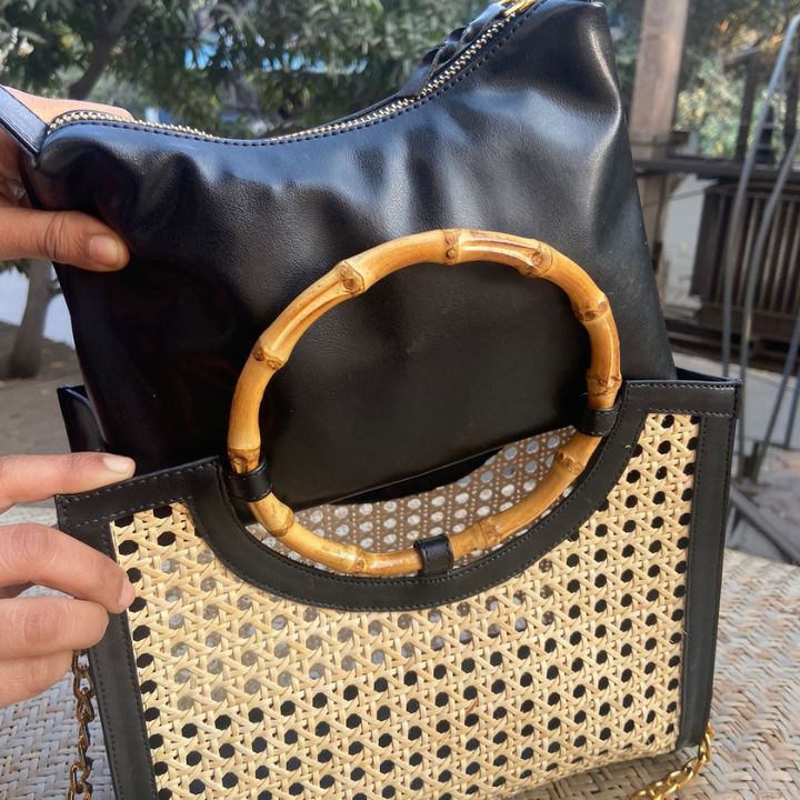Wicker Tote Bag