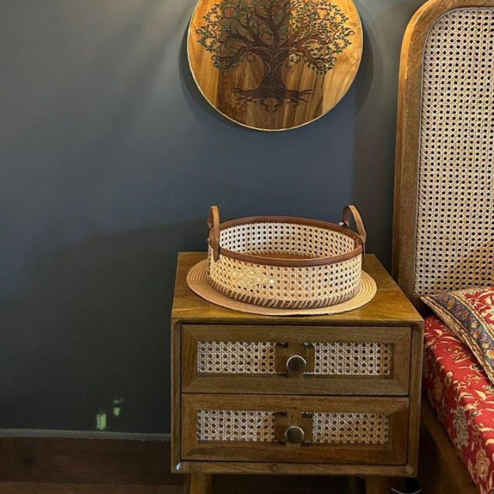 Round Cane Basket
