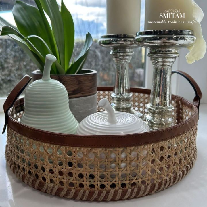 Round Cane Basket