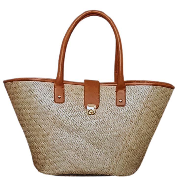 Rose Wicker Bag