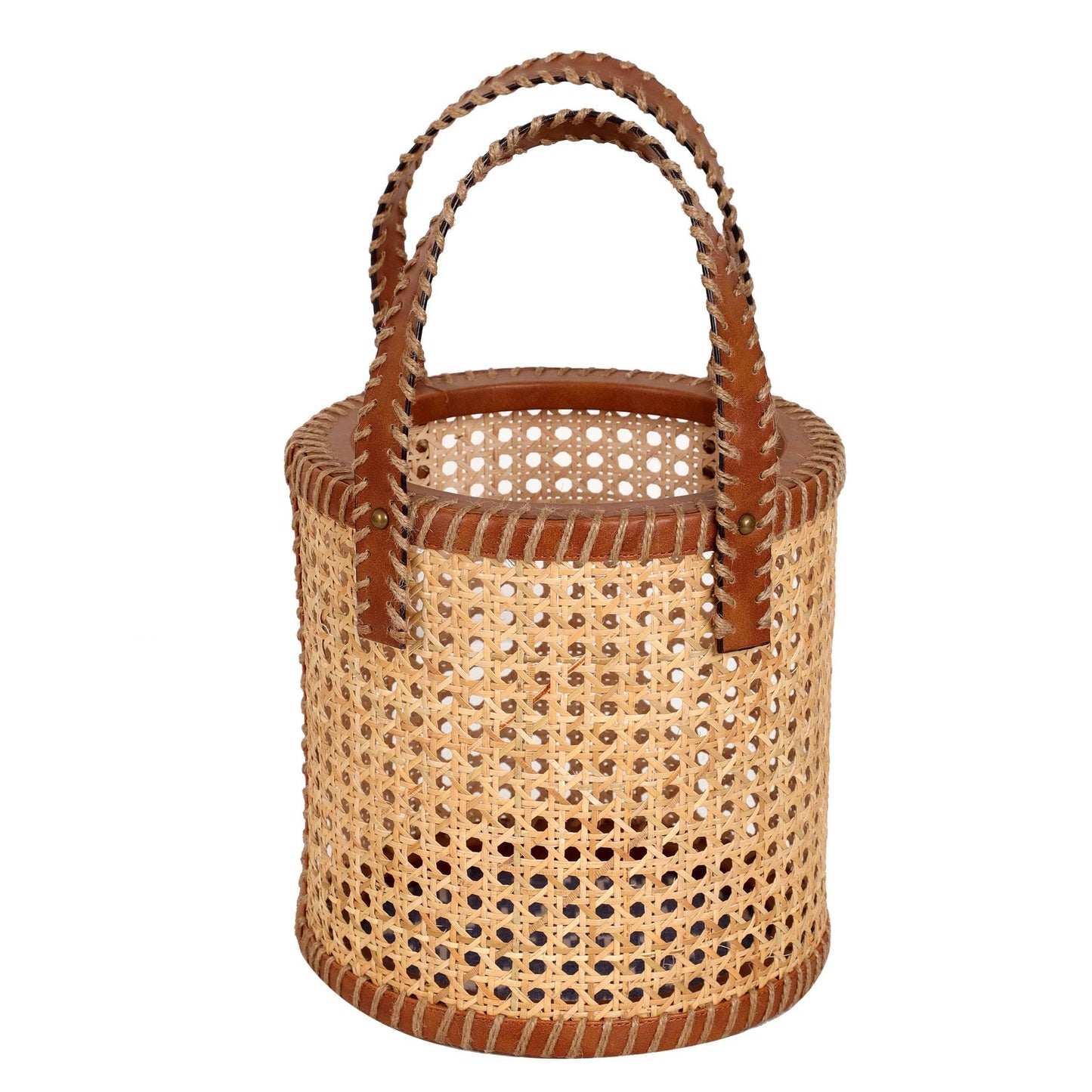 Jute Handle Basket Organizer