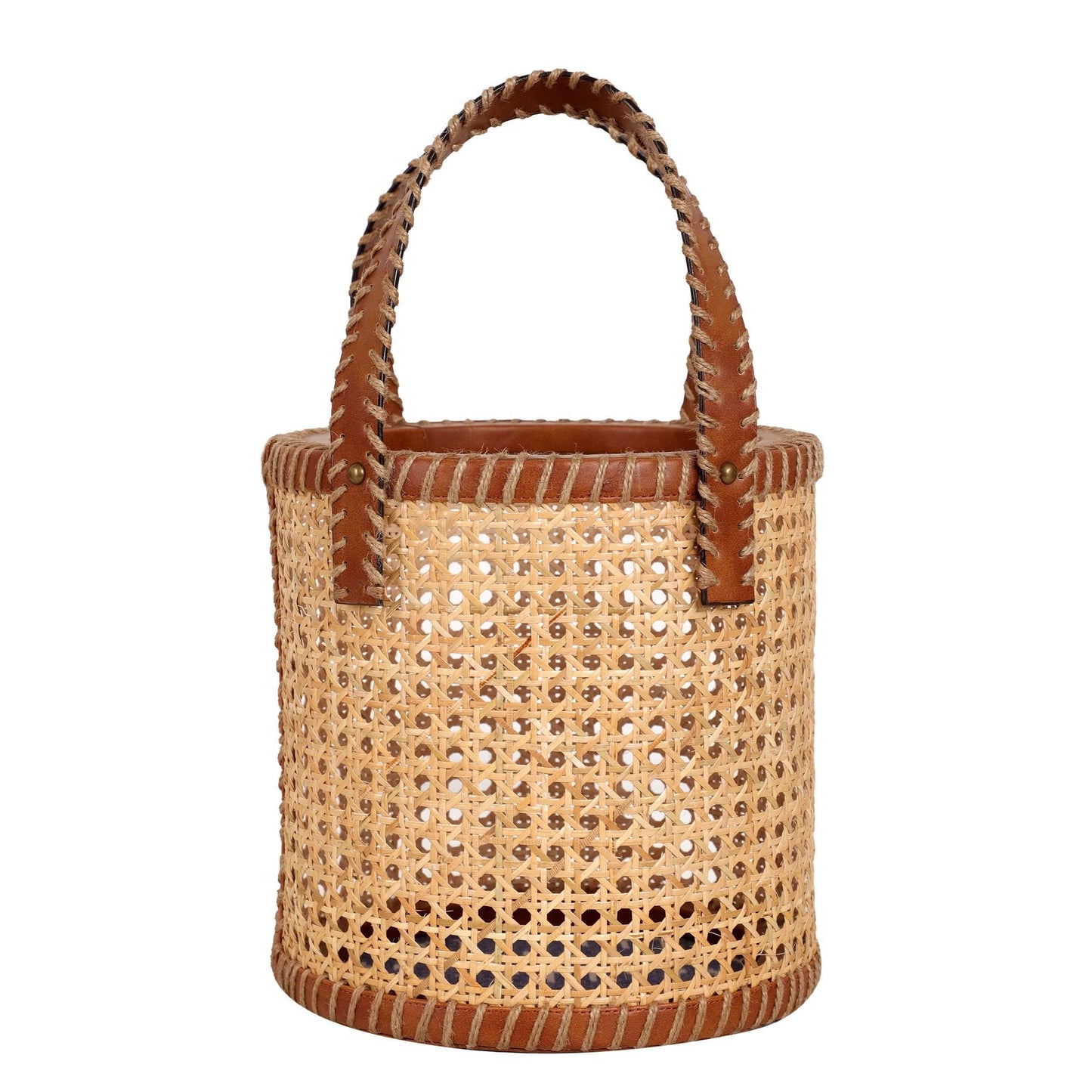 Jute Handle Basket Organizer