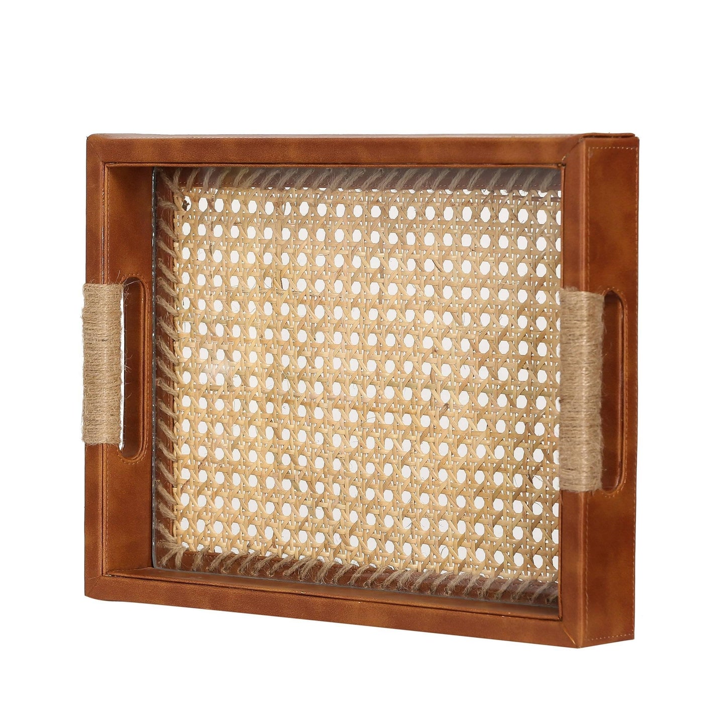 Rattan Cane Serving Tray