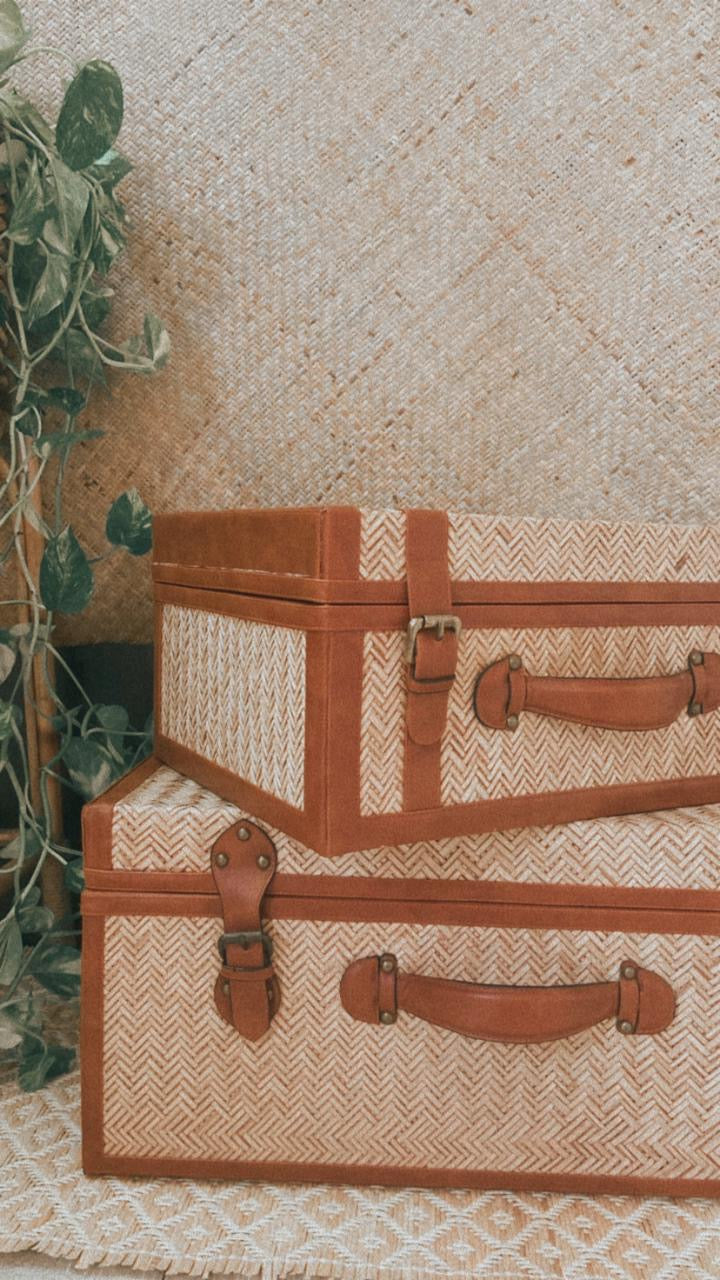 Wicker Storage Trunk