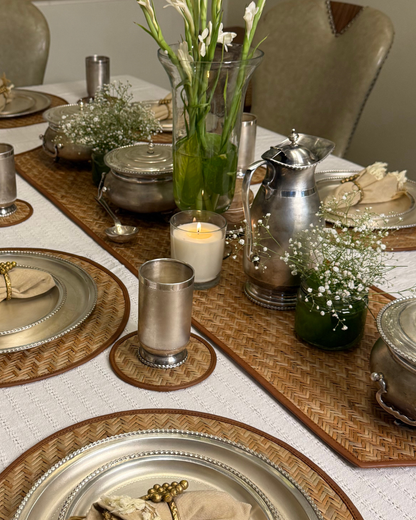 Smitam Signature Wicker Tablescape