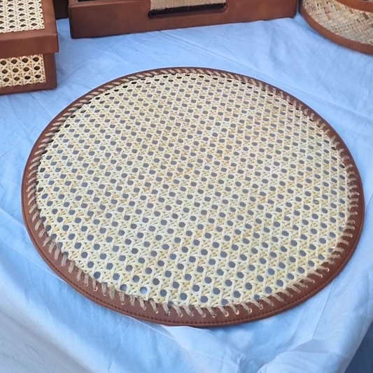 Round Rattan Table Mats