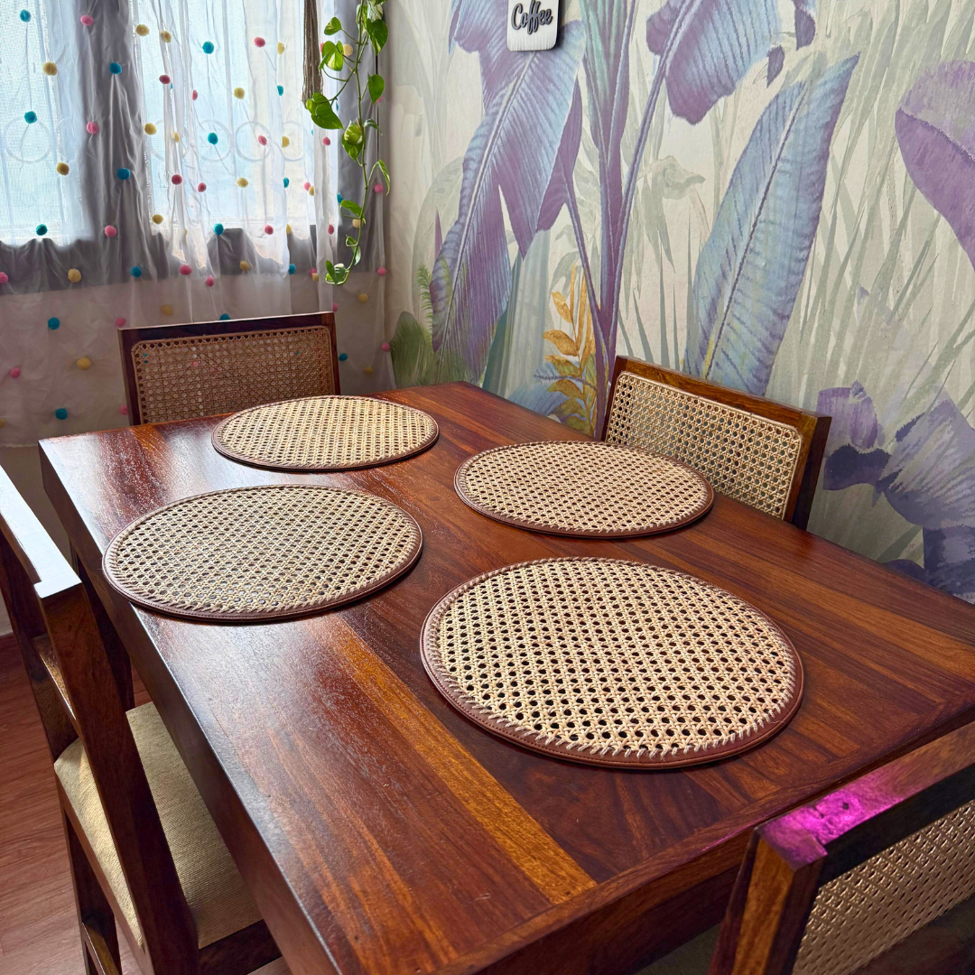 Round Rattan Table Mats