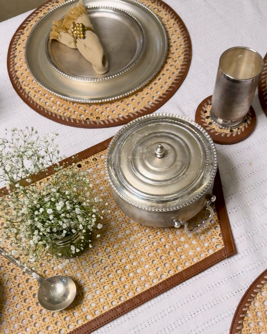 Smitam Signature Cane Tablescape