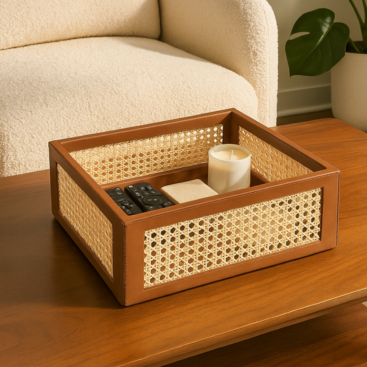 Rattan Basket Organiser