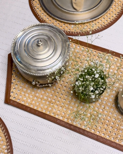 Smitam Signature Cane Tablescape