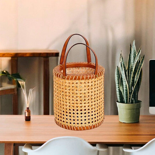 Cane Basket Organizer