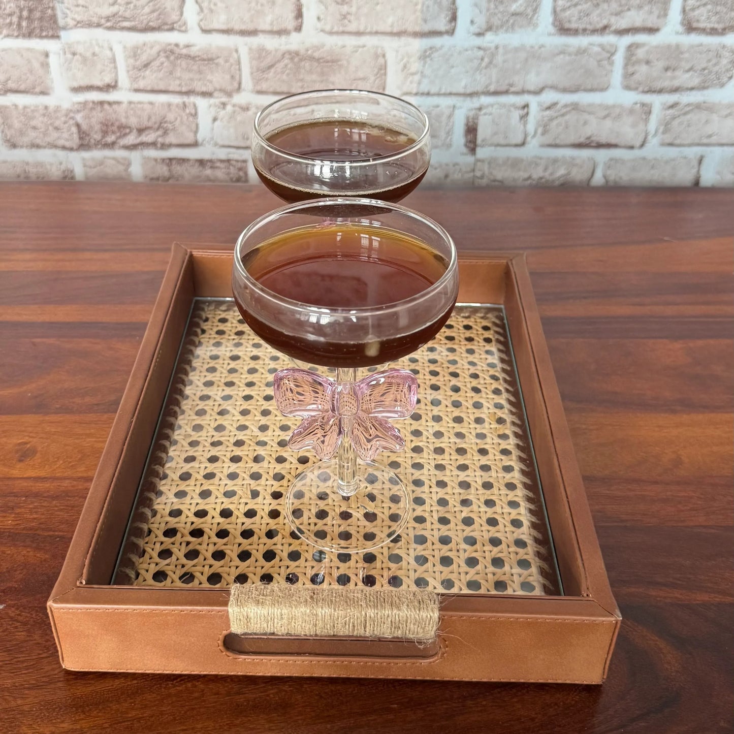 Rattan Cane Serving Tray