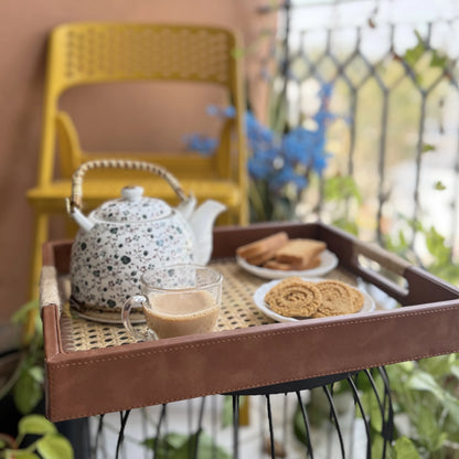 Rattan Cane Serving Tray