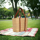 Kauna Grass Picnic Basket Bag