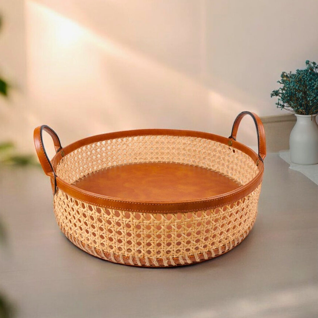 Round Cane Basket