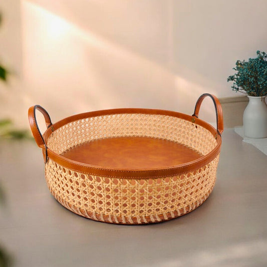 ROUND CANE BASKET