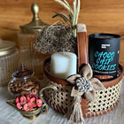 round cane Gift basket