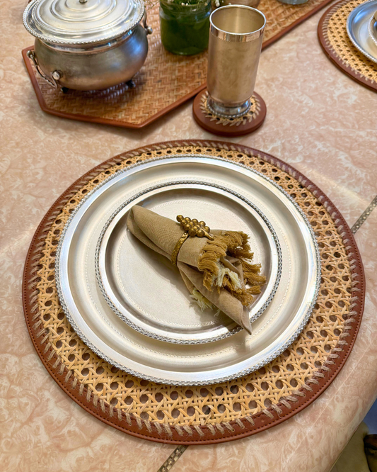 Round Rattan Table Mats
