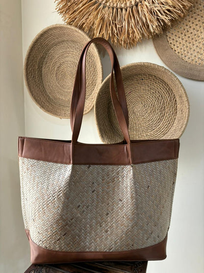 Urban Everyday Straw Tote Bag