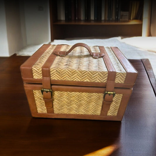 Wicker Jewellery Box