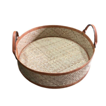 Wicker Round Gift Basket