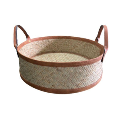 Wicker Round Gift Basket
