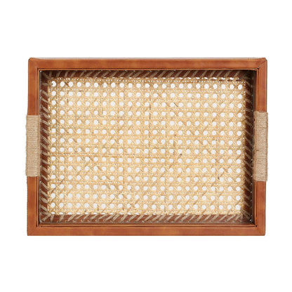 Rattan Cane Serving Tray